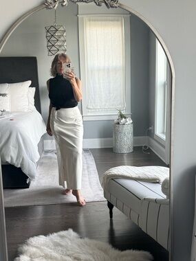 Mare Mare white Vegan Leather Maxi XS